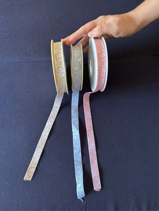 Lote 3 cintas bebé estampadas