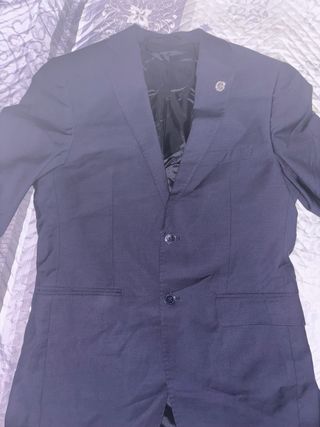 Traje Massimo Dutti Azul Marino Talla 38