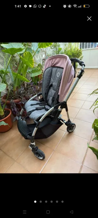 Silla de paseo Bugaboo Bee3 rosa 
