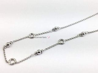 cadena plata 925mm 20   2.5cm