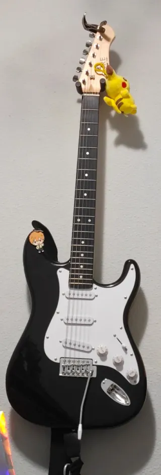 Guitarra Eléctrica Stratocaster Negra