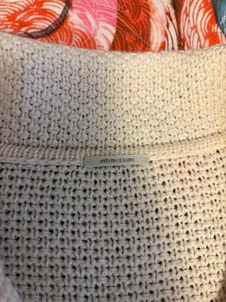 Cardigan Intimissimi Beige/Nero Taglia S