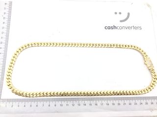 cadena oro 18k con circonita 30cm