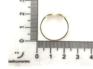 anillo oro 18k con piedra con circonita