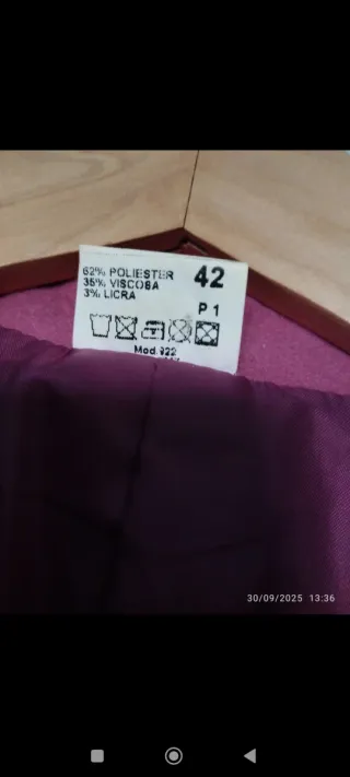 Chaquetón de paño mujer talla 42