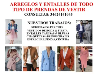 Arreglos y Entalles de Ropa