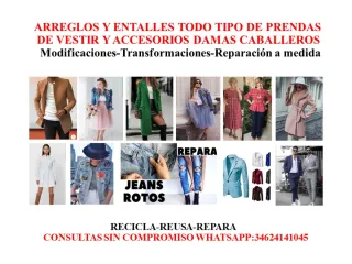 Arreglos y Entalles de Ropa