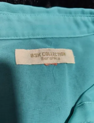 Blusa sin mangas turquesa 