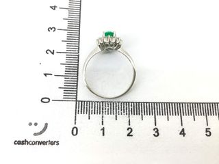 anillo oro 18k con piedra con circonita