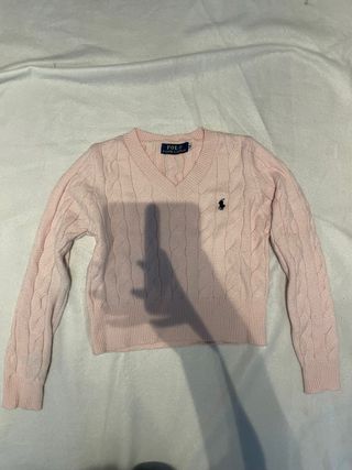Jersey Polo Ralph Lauren Rosa Cable Knit