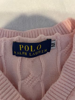 Jersey Polo Ralph Lauren Rosa Cable Knit
