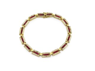pulsera oro 18k con piedra