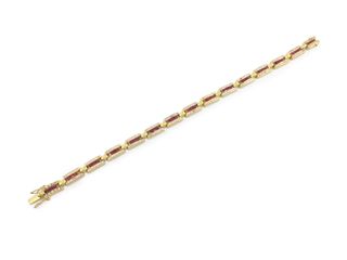 pulsera oro 18k con piedra