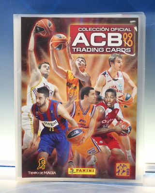 Álbum ACB 09/10. Incompleto, tiene 64 cromos.