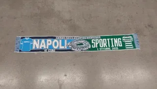 Sciarpa Napoli-lisbona Sporting Champions League