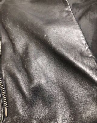 Biker Mango de piel 