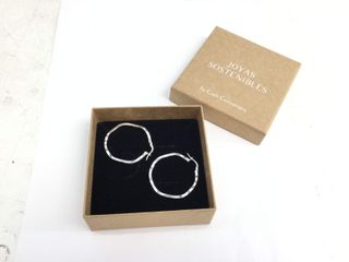 argollas plata 925mm