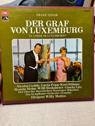 Vinilo Franz Lehar Der Graf Von Luxemburg