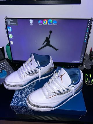 Jordan Retro 3 Wizards Azul