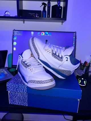 Jordan Retro 3 Wizards Azul