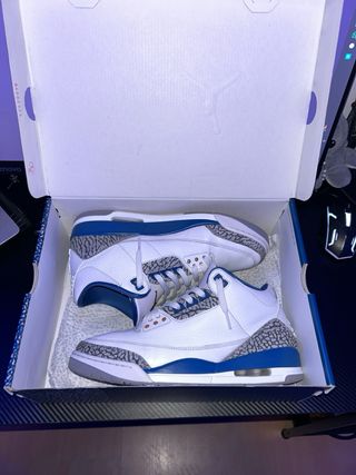Jordan Retro 3 Wizards Azul
