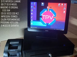 TPV TACTIL COMPLETO HOSTELERIA 661279381 MIGUEL 