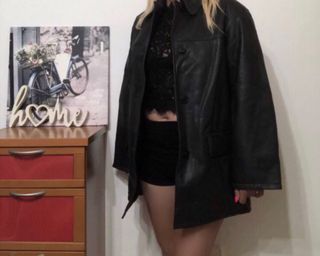 Chaqueta de Piel Vintage Nueva