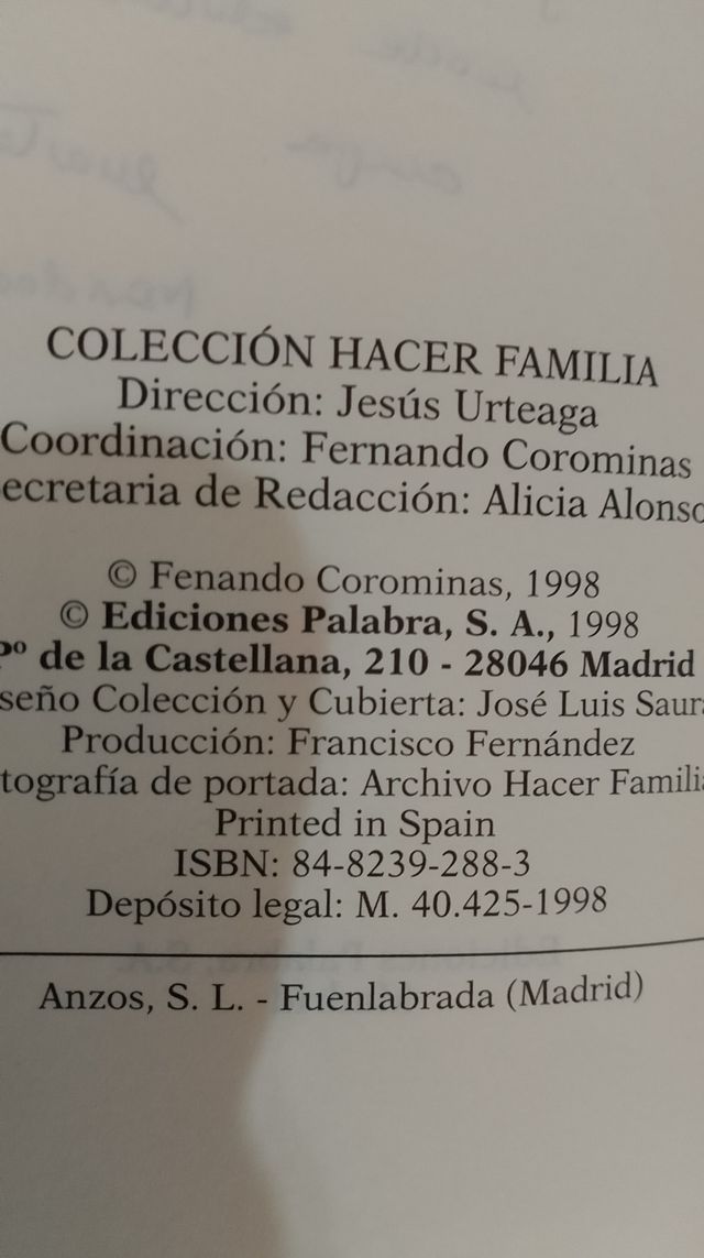 Educar en Positivo, 1a edicion 1998