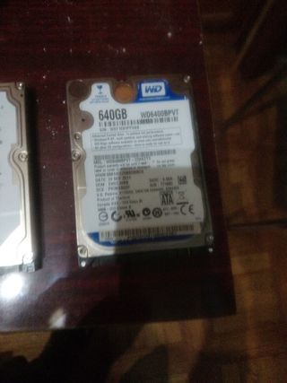 2 Discos Duros Seagate y WD 640GB