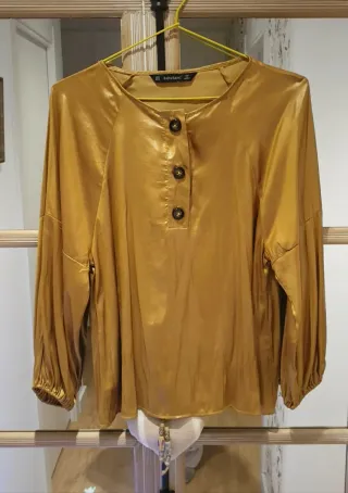 Blusa Zara mostaza