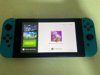 Nintendo switch v2 con pokemon purpura