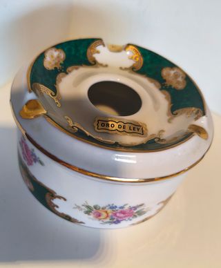 Cenicero de porcelana ORO DE LEY