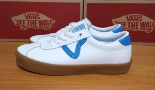 Zapatillas Vans Sport Low Blancas y Azules