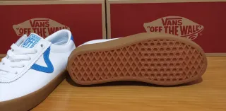 Zapatillas Vans Sport Low Blancas y Azules