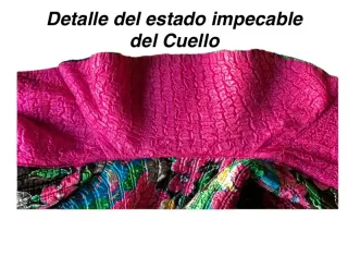 Abrigo oversize reversible estampado floral