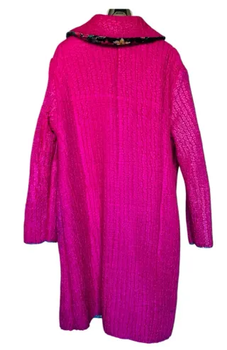 Abrigo oversize reversible estampado floral