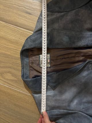 Americana Piel Himera Talla 44 Gris