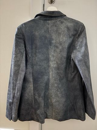 Americana Piel Himera Talla 44 Gris