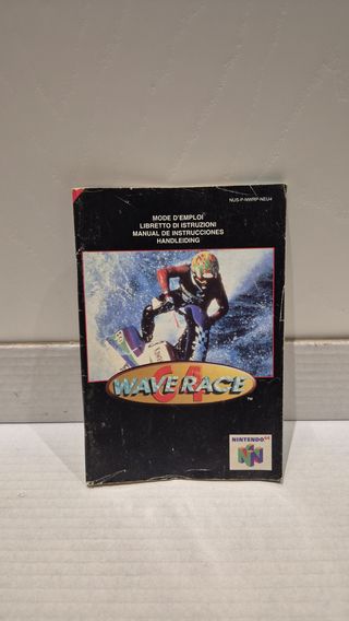 Libretto Istruzioni Wave Race 64 Nintendo