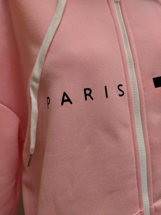 Chaqueta sudadera rosa afelpada Tallas 42-48