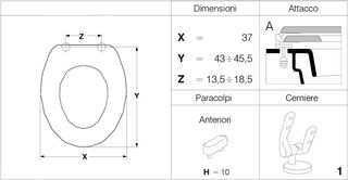 Asiento de inodoro MDF King Seat