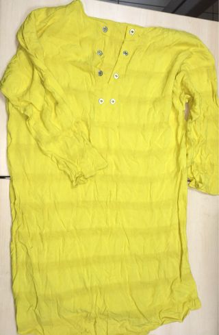 Túnica Zara Talla 38 Amarillo