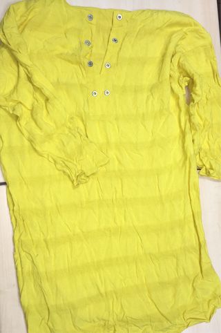 Túnica Zara Talla 38 Amarillo