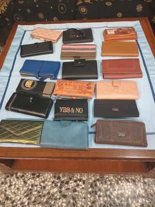 Carteras y monederos nuevos y seminuevos 20e todas