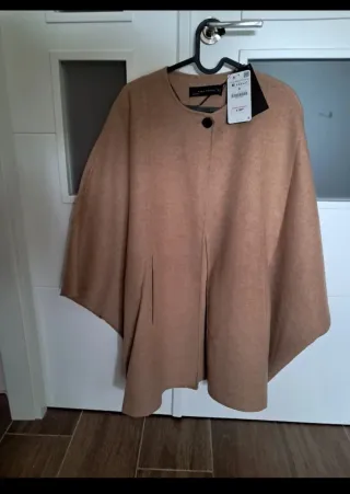 Capa Zara Camel Lana Talla M