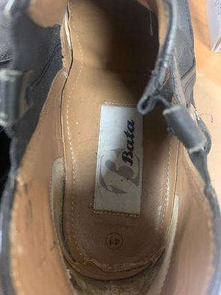 Stivaletti uomo neri con fibbia