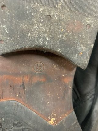 Stivaletti uomo neri con fibbia