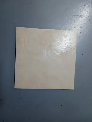 16 Azulejos de cerámica color crema