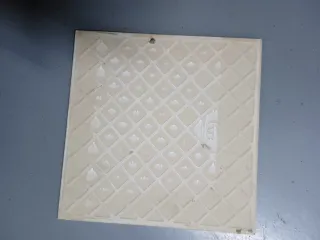 16 Azulejos de cerámica color crema