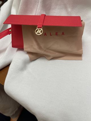 Estuche gafas Yalea rojo y beige